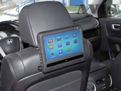 Навесной монитор на подголовник AVIS AVS0933T 9" c DVD (черный)