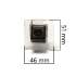 CCD штатная камера заднего вида с динамической разметкой AVIS Electronics AVS326CPR для MERCEDES GLK X204 (2008-...) (#051)