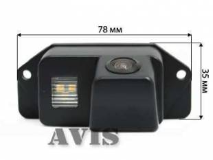Штатная камера заднего вида AVIS AVS312CPR (#059) для MITSUBISHI LANCER X SEDAN / LANCER IX WAGON / OUTLANDER