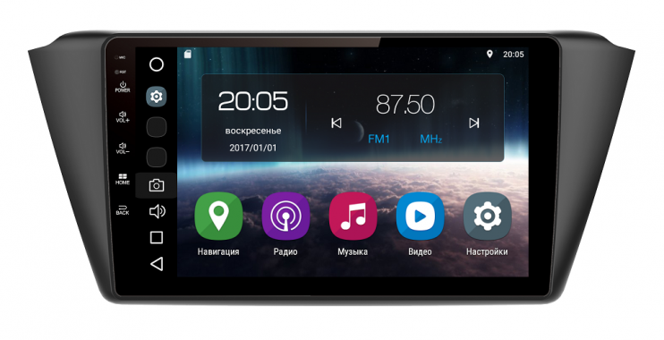 Штатная магнитола FarCar s200 для Skoda Fabia на Android (V2002R)